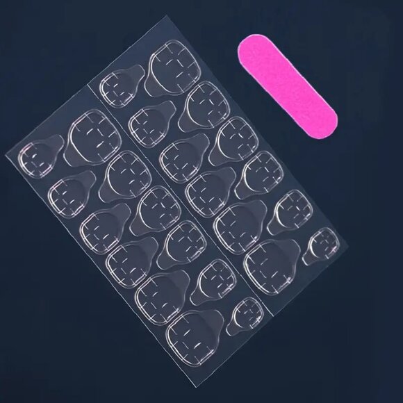 Fake Nails Ladybug Press On Style Spring Flower Manicure Summer Fun Vacation NEW - Picture 4 of 5